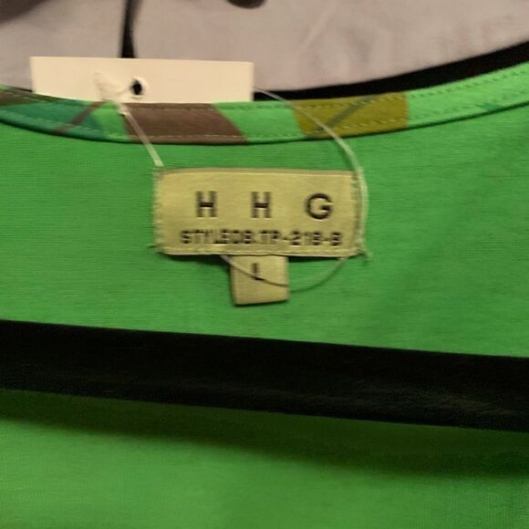 H.H.G. Mixed Pattern Sleeveless Cotton Shift Lrg. - Picture 2 of 8